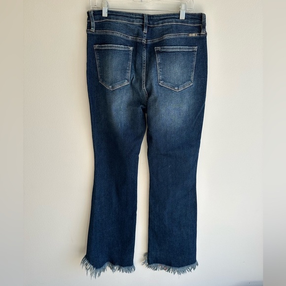 KanCan Blue Frayed Hem Denim Jeans size 31 - Picture 2 of 8